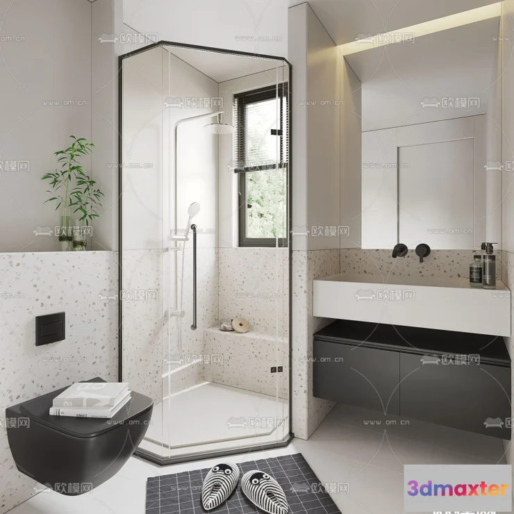 1242130 - BATHROOM SETS - CORONA - 3D MODEL - 2189