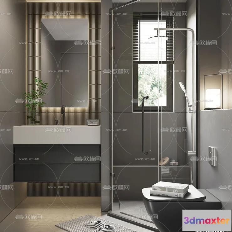 1242132 - BATHROOM SETS - CORONA - 3D MODEL - 2190