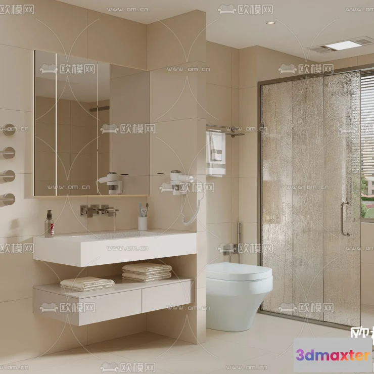1242188 - BATHROOM SETS - CORONA - 3D MODEL - 2218