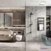 1242198 - BATHROOM SETS - VRAY  CORONA - 3D MODEL - 2223