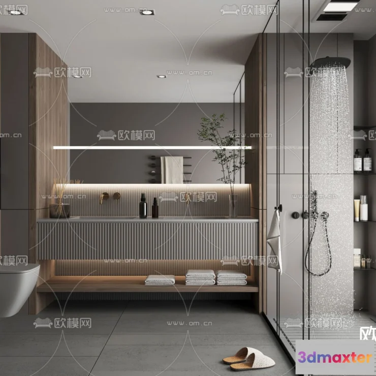 1242216 - BATHROOM SETS - CORONA - 3D MODEL - 2232