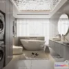1242236 - BATHROOM SETS - VRAY  CORONA - 3D MODEL - 2242