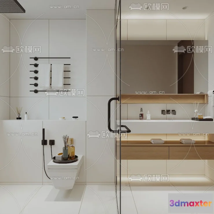 1242254 - BATHROOM SETS - CORONA - 3D MODEL - 2251