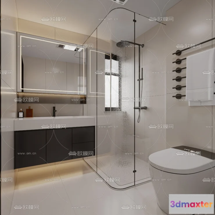 1242282 - BATHROOM SETS - CORONA - 3D MODEL - 2265