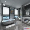 1358342 - Bathroom - Minimalist Style - 3D Interior Scene - 002 3D Max