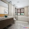 1358348 - Bathroom - Toilet - WC - RestRoom - 3D Interior Scene - 152 3D Max