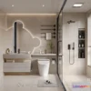 1358541 - Bathroom - Toilet - WC - RestRoom - 3D Interior Scene - 445 3D Max