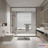 1358677 - Bathroom - Toilet - WC - RestRoom - 3D Interior Scene - 447 3D Max