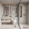 1358744 - Bathroom - Toilet - WC - RestRoom - 3D Interior Scene - 448 3D Max