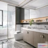 1358865 - Bathroom - Toilet - WC - RestRoom - 3D Interior Scene - 160 3D Max