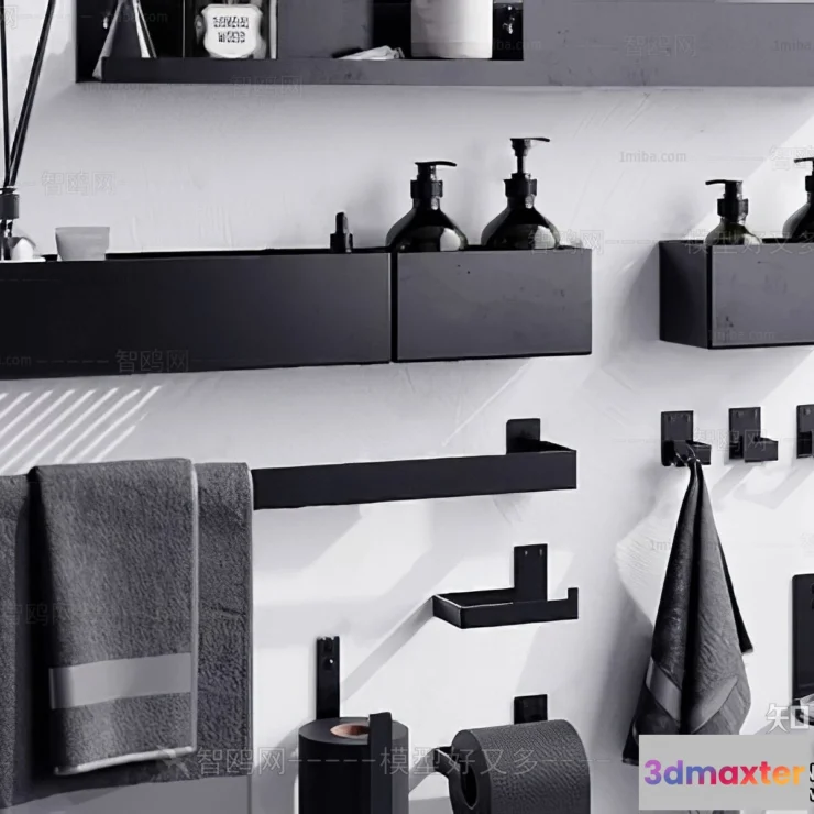 1359156 - Bathroom - Minimalist Style - 3D Interior Scene - 014 3D Max