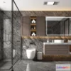 1359211 - Bathroom - Toilet - WC - RestRoom - 3D Interior Scene - 165 3D Max