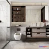 1359531 - Bathroom - Toilet - WC - RestRoom - 3D Interior Scene - 170 3D Max