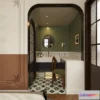 1359822 - Bathroom - 3D Interior Scene - French Style - 007 3D Max