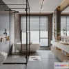 1360118 - Bathroom - Toilet - WC - RestRoom - 3D Interior Scene - 468 3D Max