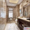 1360323 - Bathroom 3D Interior Scene - American Style - 002 3D Max