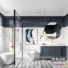 1360459 - Bathroom 3D Interior Scene - American Style - 004 3D Max