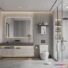 1360584 - Bathroom - Toilet - WC - RestRoom - 3D Interior Scene - 474 3D Max