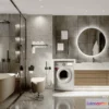 1360652 - Bathroom - Toilet - WC - RestRoom - 3D Interior Scene - 187 3D Max