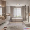 1360870 - Bathroom - Toilet - WC - RestRoom - 3D Interior Scene - 478 3D Max