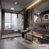 1361594 - Bathroom - Toilet - WC - RestRoom - 3D Interior Scene - 489 3D Max