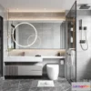1361880 - Bathroom - Toilet - WC - RestRoom - 3D Interior Scene - 493 3D Max