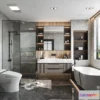 1361955 - Bathroom - Toilet - WC - RestRoom - 3D Interior Scene - 494 3D Max