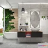 1363824 - Bathroom - Toilet - WC - RestRoom - 3D Interior Scene - 234 3D Max