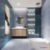 1363966 - Bathroom - Toilet - WC - RestRoom - 3D Interior Scene - 236 3D Max
