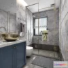 1364181 - Bathroom - Toilet - WC - RestRoom - 3D Interior Scene - 239 3D Max