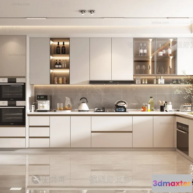 1364220 - Bathroom - Villas 3D Interior Scene - 3D Models - 001 3D Max