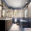 1364706 - Bathroom - Toilet - WC - RestRoom - 3D Interior Scene - 247 3D Max