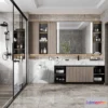 1368295 - Bathroom - Modern Style 3D Scenes - Interior Design - 002 3D Max