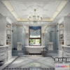 1371815 - Bathroom 3D Interior Scene Model - European Style - 001 3D Max