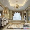 1372682 - Bathroom 3D Interior Scene Model - European Style - 014 3D Max