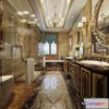 1372831 - Bathroom 3D Interior Scene Model - European Style - 016 3D Max