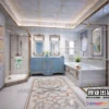1372895 - Bathroom 3D Interior Scene Model - European Style - 017 3D Max