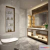 1374237 - Bathroom - Modern Style Interior 3D Scenes - 010 3D Max