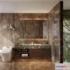 1374287 - Bathroom - 3D Interior Scene - Italian Style - 001 3D Max