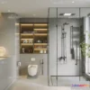 1374937 - Bathroom - WC - Restroom - 3D Interior Scene - Modern Style - 002 3D Max