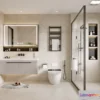 1375370 - Bathroom - WC - Restroom - 3D Interior Scene - Modern Style - 009 3D Max
