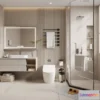 1375980 - Bathroom - WC - Restroom - 3D Interior Scene - Modern Style - 019 3D Max