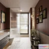 1376539 - Bathroom - WC - Restroom - 3D Interior Scene - Modern Style - 028 3D Max