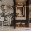 1376605 - Bathroom - WC - Restroom - 3D Interior Scene - Modern Style - 029 3D Max