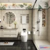 1376861 - Bathroom - WC - Restroom - 3D Interior Scene - Modern Style - 033 3D Max