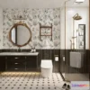 1377053 - Bathroom - WC - Restroom - 3D Interior Scene - Modern Style - 036 3D Max