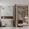 1377189 - Bathroom - WC - Restroom - 3D Interior Scene - Modern Style - 038 3D Max