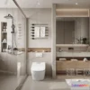 1377783 - Bathroom - WC - Restroom - 3D Interior Scene - Modern Style - 047 3D Max