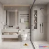 1377973 - Bathroom - WC - Restroom - 3D Interior Scene - Modern Style - 050 3D Max