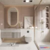 1378237 - Bathroom - WC - Restroom - 3D Interior Scene - Modern Style - 054 3D Max